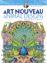 Dover Creative Haven Art Nouveau Animal Designs Coloring Book