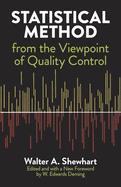 Statistical Method From the Viewpoint of Quality Control