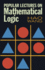 Popular Lectures on Mathematical Logic
