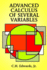 Advanced Calculus of Several Variables (Dover Books on Mathematics)