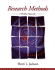 Research Methods: a Modular Approach