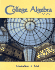 College Algebra