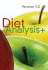 Diet Analysis Plus 9.0 Windows/Macintosh Cd-Rom