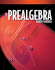 Dvc Cd-Prealgebra 5e