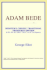 Adam Bede (Webster's Chinese-Traditional Thesaurus Edition)