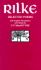 Rainer Maria Rilke, selected poems