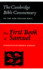 The First Book of Samuel (Cambridge Bible Commentaries on the Old Testament)