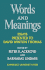Words and Meanings: Essays Presented to David Winton Thomas