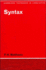 Cambridge Textbooks in Linguistics: Syntax
