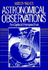 Astronomical Observations: an Optical Perspective