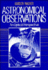 Astronomical Observations: an Optical Perspective