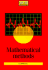 Mathematical Methods (School Mathematics Project 16-19)