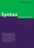 Syntax: a Minimalist Introduction