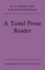 A Tamil Prose Reader