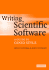 Writing Scientific Software: a Guide for Good Style