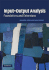 Input-Output Analysis: Foundations and Extensions [Paperback]