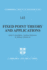 Cambridge Tracts in Mathematics: Fixed Point Theory and Applications (Volume 141)