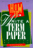 How to Write a Term Paper (a Speak Out, Write on! Book)