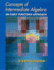 Concepts of Intermediate Algebra: an Early Functions Approach