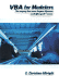 Vba for Modelers: Developing Decision Support Systems Using Microsoft Excel