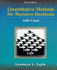 Quantitative Methods for Business Decision