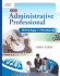 The Administrative Professional: Technology & Procedures (With Cd-Rom); 9780538729482; 0538729481