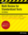 Cliffsnotes Math Review for Standardized Tests