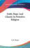 Faith, Hope And Charity In Primitive Religion