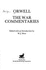 Orwell: the War Commentaries