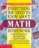 Everything You Need to Know About Math Homework (Evertything You Need to Know. )
