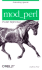 Mod_Perl Pocket Reference: Extending Apache (Pocket Reference (O'Reilly))