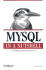Mysql in a Nutshell