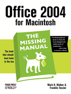 Office 2004 for Macintosh: the Missing Manual