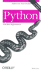 Python Pocket Reference