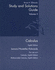 Calculus: Student Study and Solutions Guide Vol. 2