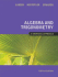 Algebra and Trigonometry a Graphing Approach