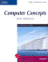 New Perspectives on Computer Concepts: Introductory, 6th