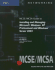 70-270 & 70-290 McSe/McSa Guide to Installing and Managing Microsoft Windows Xp Pro and Sever 2003