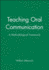 Teaching Oral Communication: a Methodological Framework