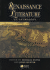 Renaissance Literature: an Anthology (Blackwell Anthologies)