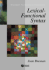 Lexical Functional Syntax (Blackwell Textbooks in Linguistics)