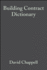 A Building Contract Dictionary