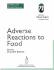 Adverse Reactions to Food