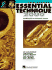 Essential Technique for Band With Eei, Bk 3 E Flat Baritone Saxophone