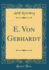 E Von Gebhardt Classic Reprint