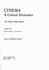 Cinema: a Critical Dictionary (2 Volume Set)