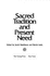 Sacred Tradition (an Esalen Book)