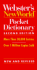 Webster's New World Pocket Dictionary