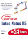 Sams Teach Yourself Lotus Notes 5 in 24 Hours