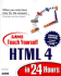 Teach Yourself Html 4 in 24 Hours (Sams Teach Yourself...in 24 Hours)